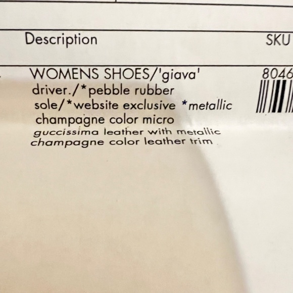 Gucci Champagne Loafers AUTHENTIC size 36 - Picture 6 of 7